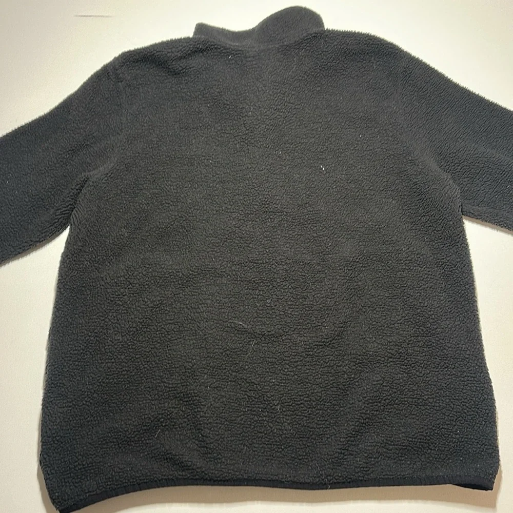 The North Face Dunraven Sherpa 1/4-Zip Fleece Jacket, Black - Mens XL